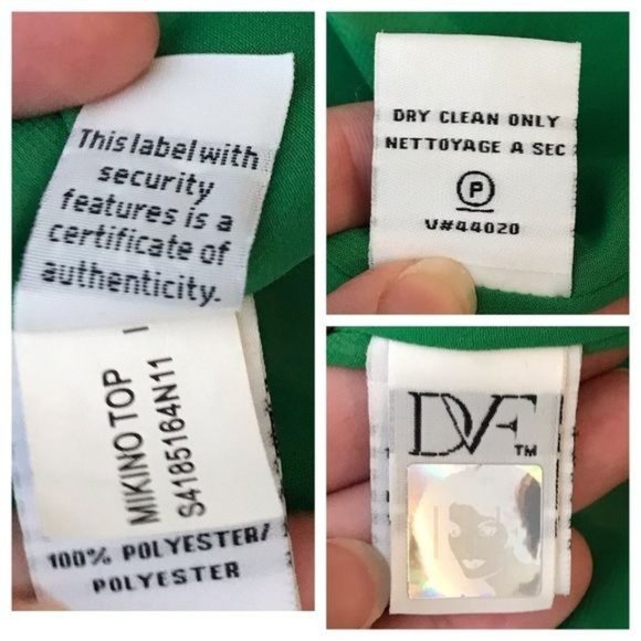 Diane von Furstenberg 2 Mikino top green - Picture 6 of 8